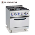 Hohe Qualität Serie 700 Gasherd mit 4-Brenner und Elektroherd große Kochgeräte